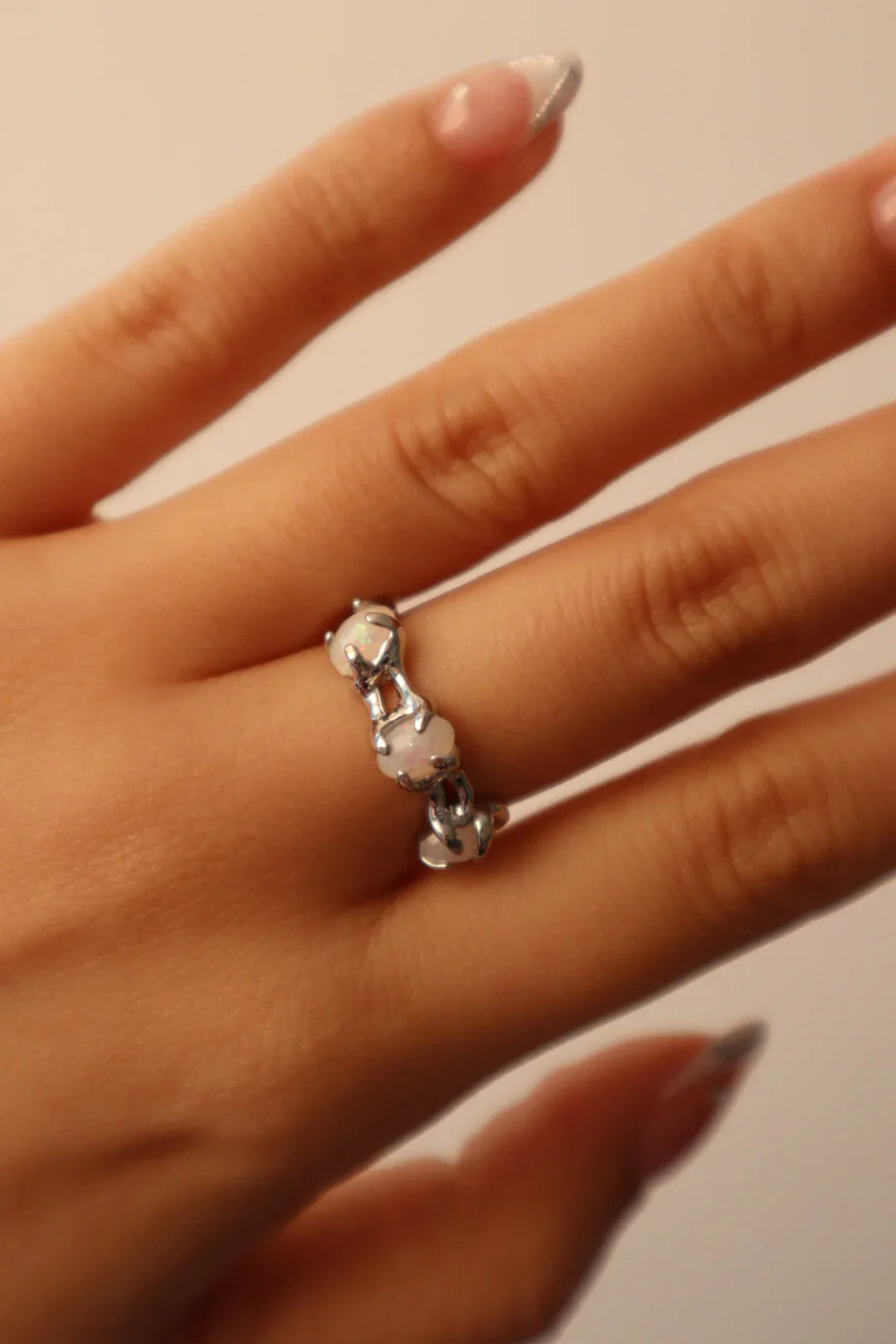 Işıltılı Dalga Yüzük