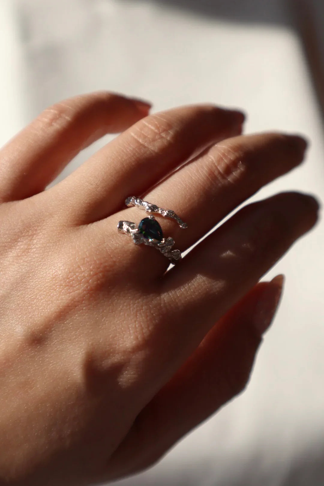 Sarmal Damla Yüzük