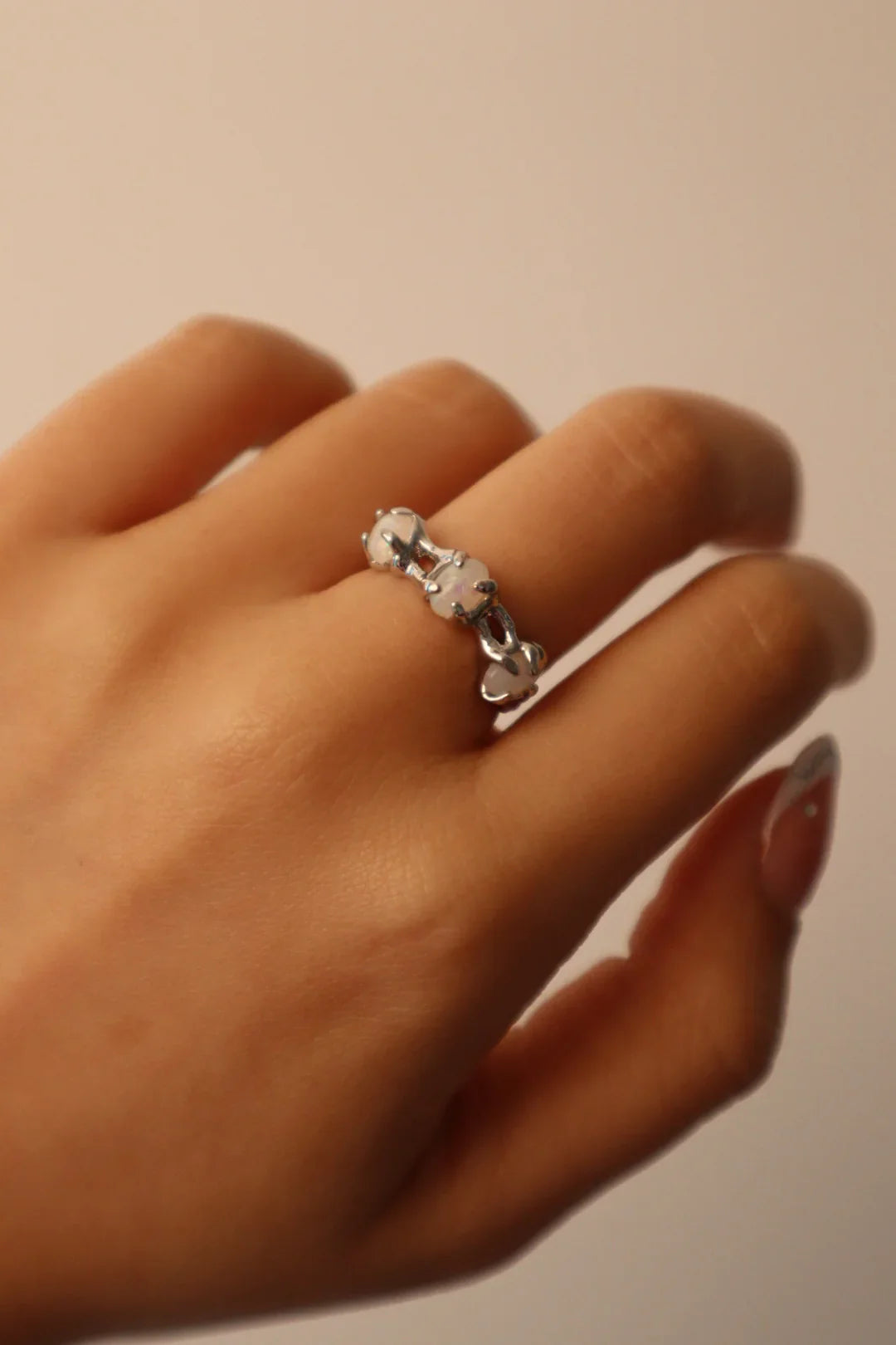 Işıltılı Dalga Yüzük