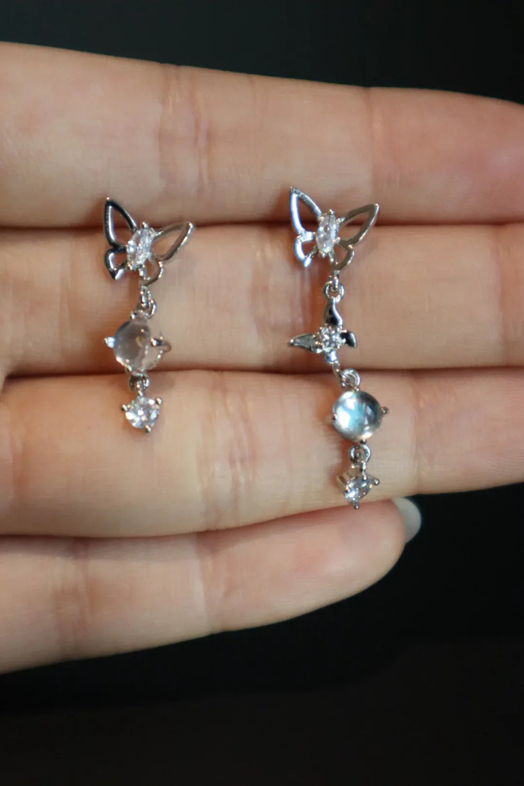 Kelebek Dangle Küpe