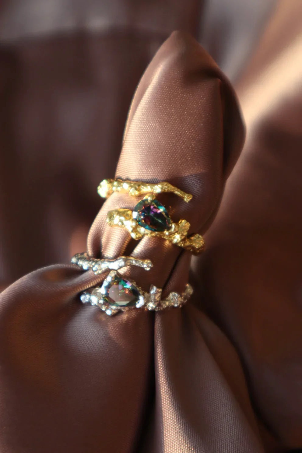 Sarmal Damla Yüzük