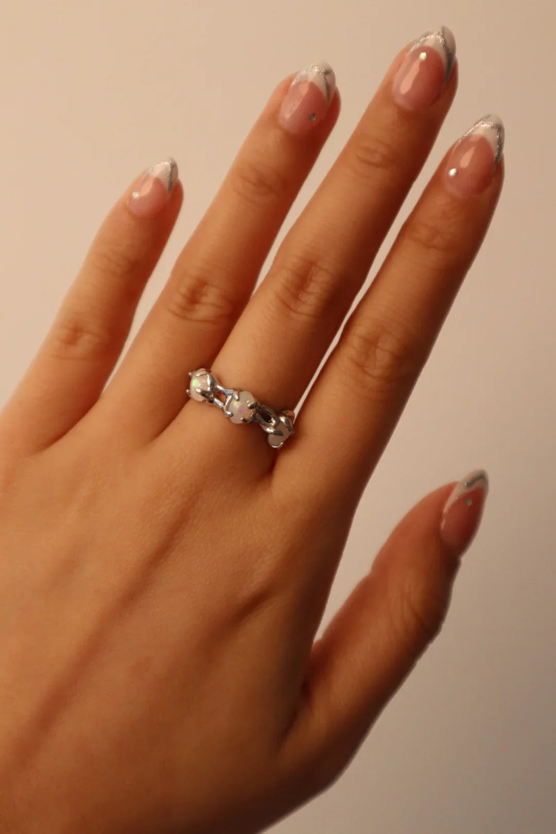 Işıltılı Dalga Yüzük