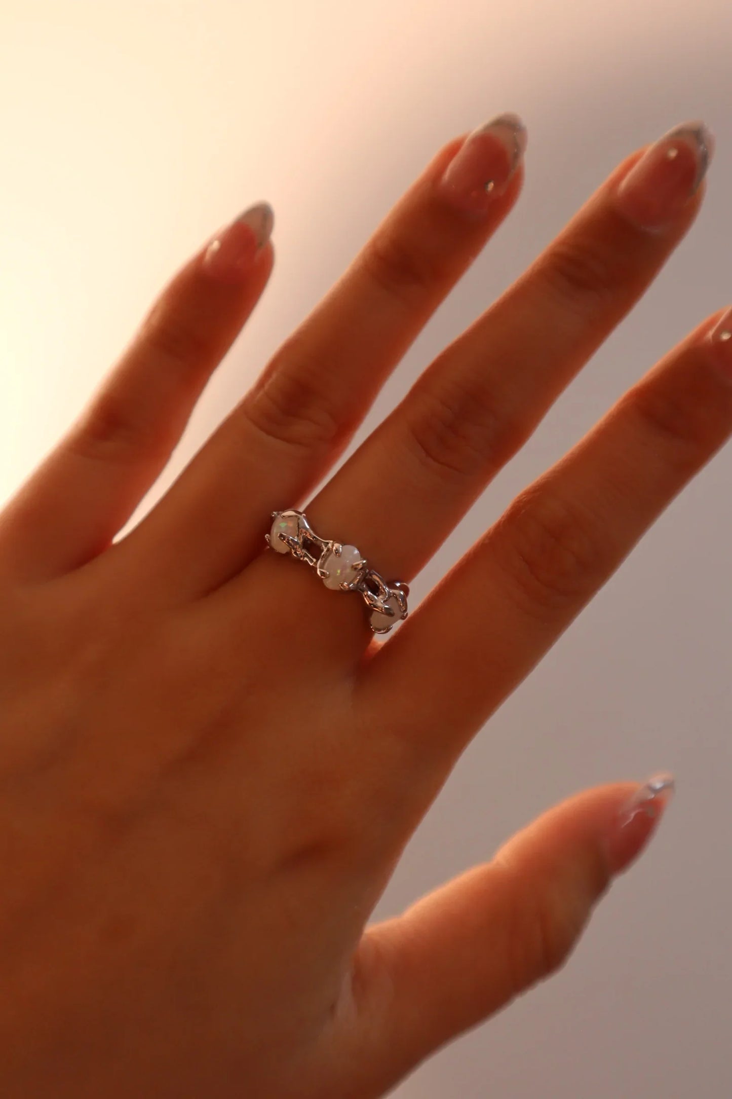 Işıltılı Dalga Yüzük