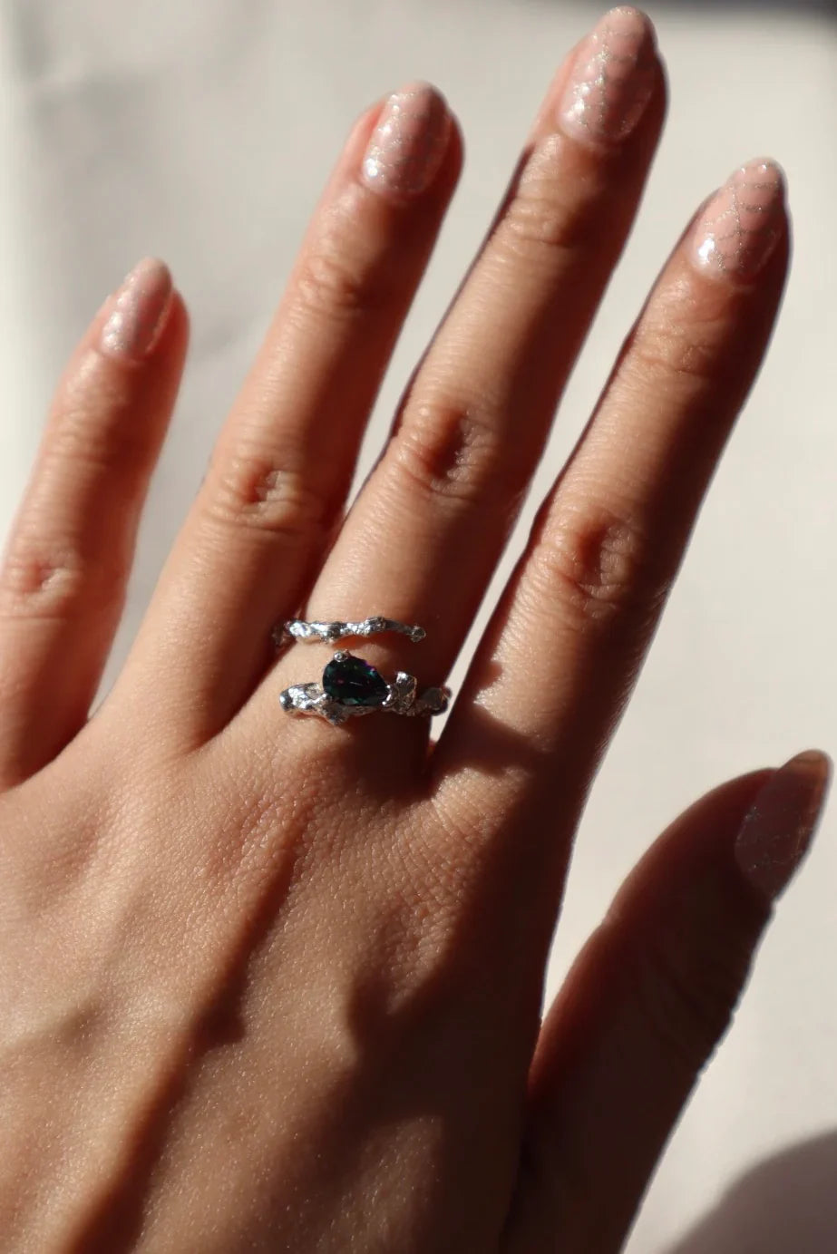 Sarmal Damla Yüzük