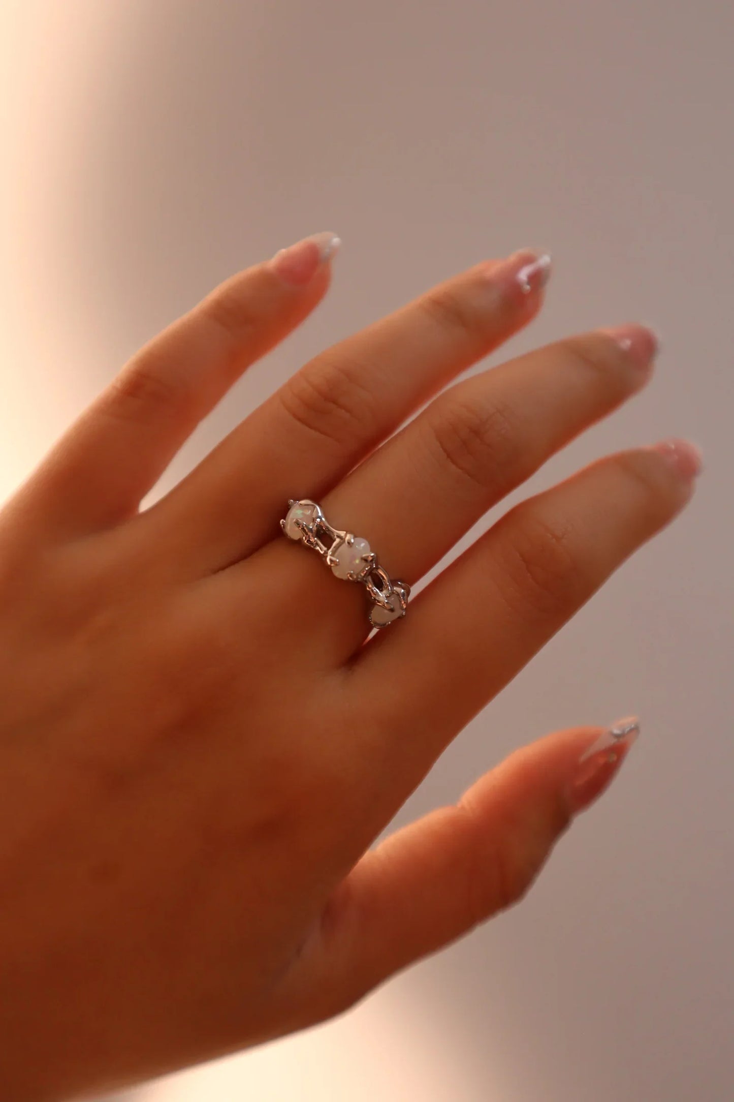 Işıltılı Dalga Yüzük