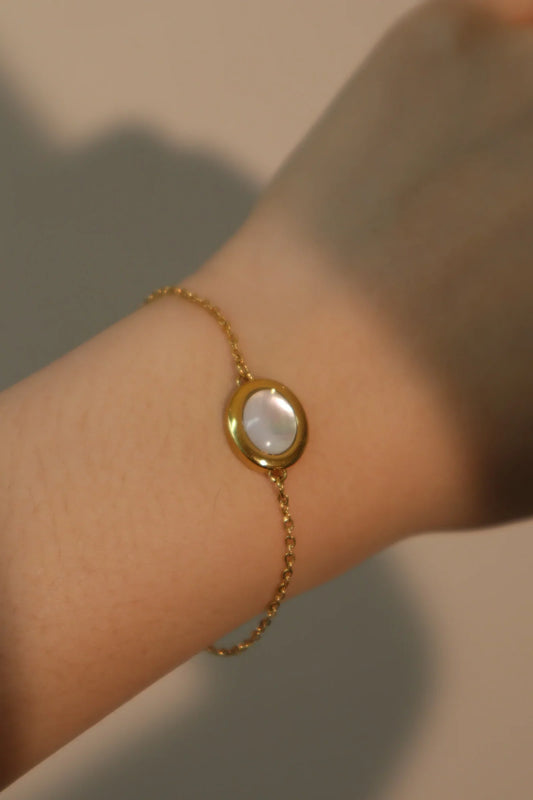 Beyaz Opal Bileklik