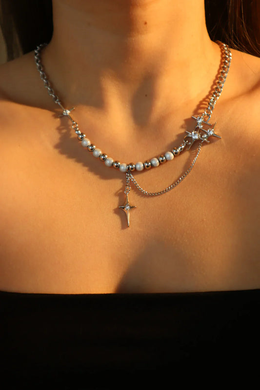 Ay Işıltısı İnci Kolye